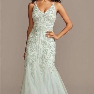 Mint green formal/prom dress